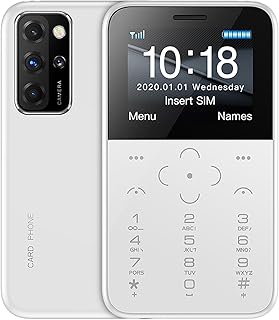 Compare AUnlocked Cell Phone for KidsSeniors, Mobile Phone for Kids Students, 1000Mah BatteryFlashlight, One Touch Dialing+Prevent Game Addiction,White at KSA Price