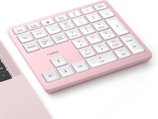 Nulea Wireless Number Keypad, Bluetooth 5.0 &…