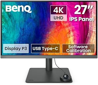 Compare BenQ PD2706U 27inch 4K HDR USBC 90W PD Designer Monitor, KVM, Auto Pivot, USB Hub, HDMI,DP, 99% REC709 & sRGB,95% P3,Pantone Skintone Validated, Calman Verified Dark Gray, KSA Version 3 Yr Warranty at KSA Price