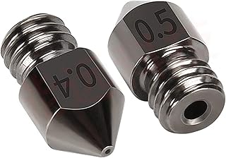Compare 3D Printer Parts MK7 MK8 Steel Mold Super Hard Nozzle M6 Threaded CorrosionResistant 1.75mm for Ender 3 3D Printing Accessories Color : 2pcs, Size : 0.8mm at KSA Price