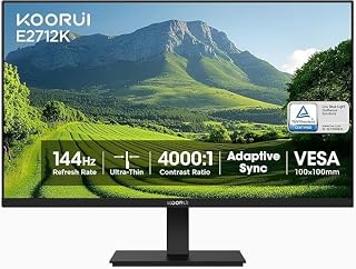 Compare Koorui FHD Gaming Monitor, 27Inch Display Size, Black at KSA Price