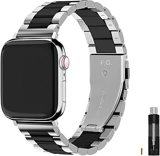 Fullmosa Metal Band with Case Compatible with Apple…