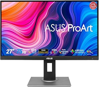 ASUS ProArt Display PA278QV WQHD (2560 x 1440) Monitor,…