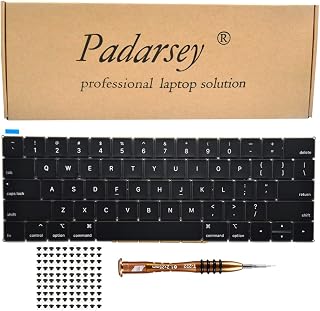 Compare New A1989 A1990 Keyboard US Layout Compatible for MacBook Pro 13'' 15''A1990 A1989 Keyboard 2018 Year+Keyboard Screws+Screwdriver at KSA Price
