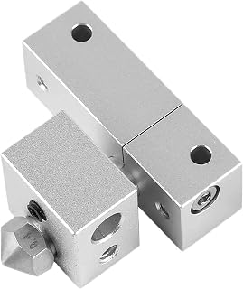 Compare 2 Aluminum Extruder Heating Block 40x15x13mm + Extruder Feeder For Express Monoprice 3D Printer Printer Accessories at KSA Price
