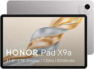 Compare HONOR PAD X9a, 11.5" HONOR Fullview Display, 8300mAh Long Life, Thin Metal Design, Grey, WIFI at KSA Price