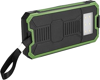 Compare Portable Solar Power Bank Case Kit, 20000mAh Fast Charging Solar Mobile Power Bank Case DIY, with Dual USB, Use After Assembly Green at KSA Price