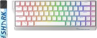 Compare GK GAMAKAY x NaughShark NS68 Rapid Trigger Wired Gaming Keyboard, 65% Hall Effect Mechanical Keyboard, 8KHz Polling Rate 0.01mm RT, Snap Tap, Outemu Peach Crystal Magnetic Switch WhiteShine Through at KSA Price