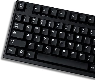 Compare mintcaps Black WOB Keycaps Doubleshot Cherry Profile 121 Keys Custom Minimalist Keycaps Set for 60% 65% 70% 75% 100% Cherry MX Gateron Kailh Switches Mechanical Keyboards at KSA Price