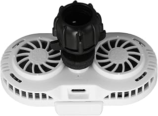 Compare GOWENIC Silent Cell Phone Cooler | Dual Fan Semiconductor Heat Sink 0℃ Rapid Cool for Gaming 10H White at KSA Price
