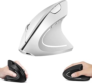 Ergonomic Vertical Mouse, Bluetooth and 2.4G (2-in-1)…