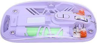 Compare Silent RGB Wireless Mouse, Dual Mode for Laptop Tablet Purple at KSA Price