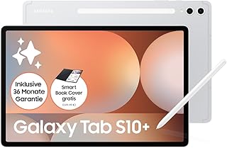 Compare Samsung Galaxy Tab S10+ AI Tablet, Android Tablet, 12GB RAM, 256GB Memory, AMOLED Display, AntiReflection Coating, Includes S Pen, WiFi, Platinum Silver, 36 Month Warranty at KSA Price