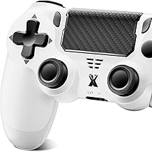 Compare HighPerformance for PS4 Wireless Controller: Designed for PS4ProSlim and PC, featuring Bluetooth, dual vibration, touch panel, sixaxis motion control, 3.5mm audio jack, and ergonomic design. at KSA Price