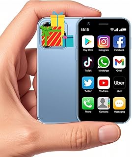 Compare Mini Smartphone XS15,3G 3.0 Inch HD 2GB+16GB Android 8.1 1000mAh Dual Sim Quad Core Mini Phone Child Gift Small Phone Student Pocket CellphoneAzure Blue at KSA Price