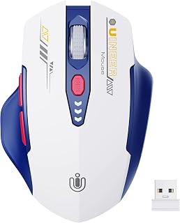 Uineer Wireless Mouse, 2.4GHz Rechargeable Computer…
