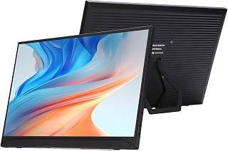 XUMIUZIY Portable Monitor, 15.6 Inch 1080P FHD…