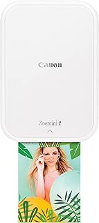 Compare Canon Zoemini 2 Printing Kit: Capture & Create Anywhere  Compact Portable Photo Printer  Bluetooth 5.0  Fast USBC Charging for OntheGo Adventures, Pearl White at KSA Price
