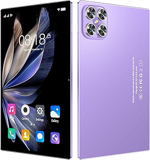 Compare Android Tablet 10.1 inch, 6GB RAM 128GB Storage, Tablets 1280x800 IPS HD Touch Screen, Phone Call Tablet PC with Dual Sim Card, 5G network Bluetooth, Dual Camera, WiFi Purple at KSA Price