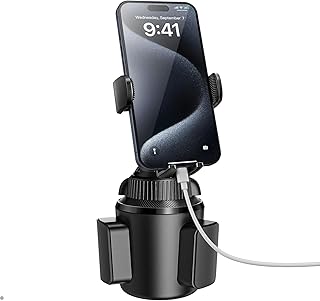 Compare APPS2Car Universal Car Cup Phone Holder | Quick Extension Long Arm | 360° Swivel | Adjustable for iPhone, Samsung, Google, and All Smartphones | Stable & No Shake Design at KSA Price
