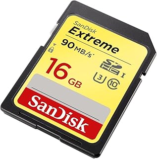 Compare SanDisk 16GB Extreme SDHC UHSI Memory Card  90MBs, C10, U3, V30, 4K UHD, SD Card  SDSDXNE016GGNCIN at KSA Price