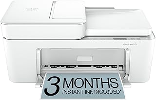 Compare HP DeskJet 4227e Wireless AllinOne Color Inkjet Printer, Scanner, Copier, Best for Home, 3 Months of Instant Ink Included 6W7F0A at KSA Price
