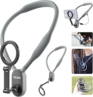 Magnetic Neck Phone Holder, Cell Phone Holder Around…