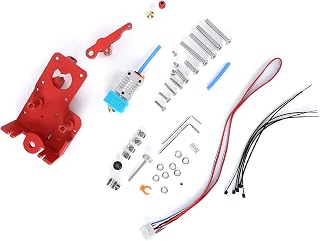 WELTS 3D Printer Extruder, High Hardness Dual Gear…