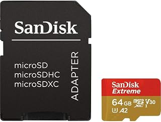 SanDisk Extreme 64 GB microSDXC Memory Card…