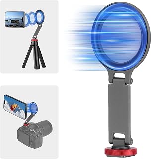 Compare BRDRC Cold Shoe Phone Mount Holder, Tripod Mount for iPhone Magsafe Magnetic Hot Shoe Camera Adapter with 14" Screw Hole for DJI Ronin Samsung Canon Nikon DSLR Photography Accessories at KSA Price