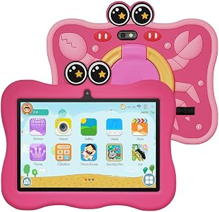7 inch Kids Tablet, Quad Core Android 12 2GB…
