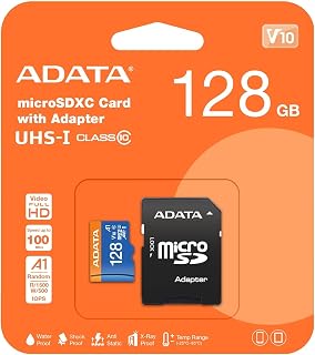 Compare ADATA Premier 128GB MicroSDHCSDXC UHSI Class 10 V10 A1 Memory Card with Adapter Read up to 100 MBs AUSDX128GUICL10A1RA1 at KSA Price