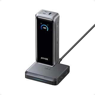 Compare Anker Prime Power Bank with Charging Base, 26,250mAh 3Port Portable Charger with 300W Output, TwoWay Charging, FlightApproved, App Control, For Macbook Pro, HPDellLenovo, iPhone, Samsung, Huawei at KSA Price