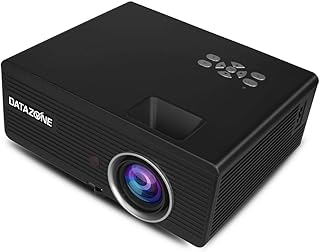 Compare Datazone Multi media Mini Projector, LED Portable Pocket Projectors for Home Theater Video 800x480, with Audio AV HDMI SD Card Slot USB VGA with removable dust filter DZ2300 at KSA Price