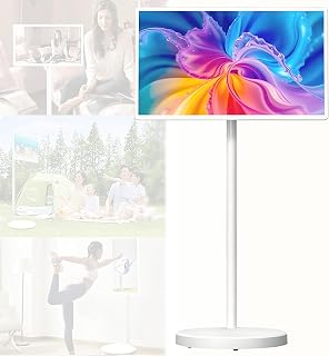 Smart Portable Flat Screen TV, 1080P Rotatable…