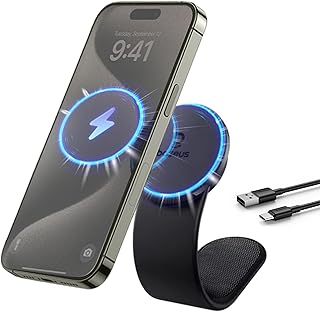 Compare Baseus C02 Pro Magnetic Car Phone Holder, 15W Wireless Car Charger for Dashboard, 360° Adjustable Magsafe Car Mount Compatible with iPhone 15 Series at KSA Price