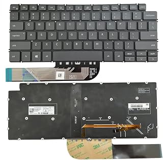 Compare GinTai Laptops Keyboard Backlit US Replacement for DELL Inspiron 7490 for Vostro 5390 5391 5490 5590 for Latitude 3301 3410 Black at KSA Price
