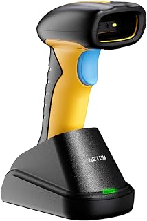 Compare NETUM NT1200 QR Industrial Bluetooth Barcode Scanner with Charging Dock at KSA Price