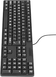 TOPINCN 104 Key Large Print Computer Keyboard…