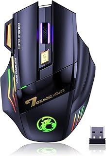 Azonee Wireless Rgb Gaming Mouse, Rechargeable…