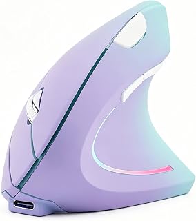 Compare Wireless Ergonomic mouse, Rechargeable Bluetooth Vertical Mouse Dual Mode at KSA Price