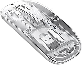 Compare Computer Mouse Wireless,Clear Computer Accessories,Portable Game Mouse | for Office School Library Designers Gamers Students Travelers Remote Work Presentation Digital Art Video Editing at KSA Price