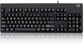 Compare Adesso Easy Touch 630Ub, Wired Waterproof Keyboard AKB630UB, Black at KSA Price