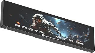 Compare Thermalright Trophy Vision LCD AIO 9.16" PC Monitor USB Type C Display for Real Time Hardware Monitoring and Predefined Themes for Gaming PC Chassis and CPU Heatsinks at KSA Price