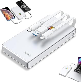 Compare iDiskk【MFi Certified 2TB with built in USB 3.0TypeCLightning 3 cables】External Hard Drive for iPhone 171615&iPadMacUSBCmobilesPC,Portable Hard Disk Storage Phone Drive to Backup PhotosVideos at KSA Price