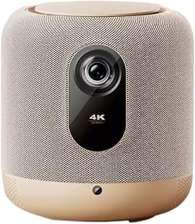 Compare Portable Projector, 4K LED Gaming Projector 2500ANSI Lumen HDR10 4+64G 120Hz 12ms Game Delay Home Theater Portable Beamer at KSA Price