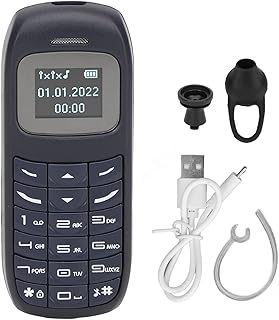 Compare Mini Unlocked Big Button Cell Phone for Seniors, Dual SIM Card 2G Cell Phone with Music Player Easy to Use for Elderly Kids Blue at KSA Price