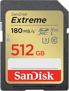 Compare SanDisk 512GB Extreme SDXC UHSI Memory Card  C10, U3, V30, 4K, UHD, SD Card  SDSDXVV512GGNCIN at KSA Price