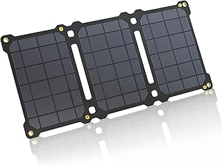 Compare Solar Panel 5V 21W, Outdoor Portable Foldable Solar Cells Battery Pack USB Mobile Phone Power Bank Charger at KSA Price
