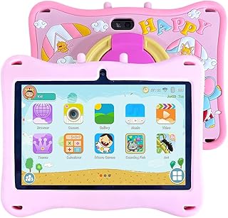 7 inch Kids Tablet, Quad Core Android 12 2GB…